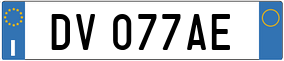 Truck License Plate
